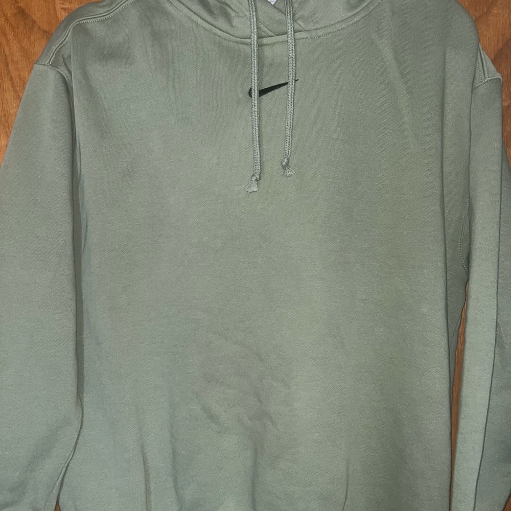 Nike Sage Green Pullover Hoodie oversized loose fit